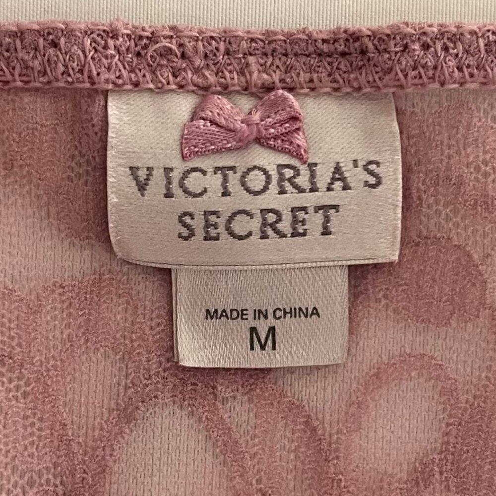 Victoria's Secret Mauve Mesh Lace Lingerie Slip Dress - Picture 6 of 8